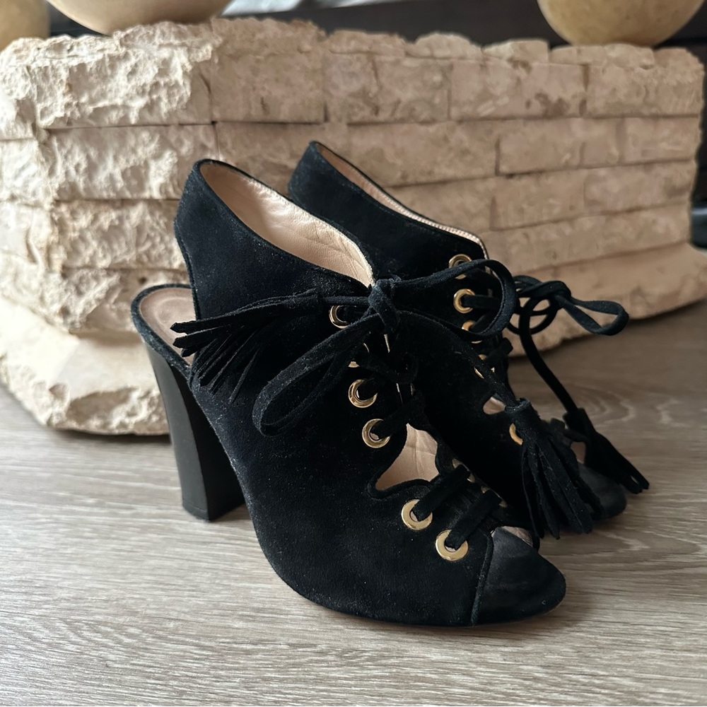 Suede Club Monaco Heel